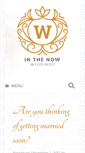 Mobile Screenshot of inthenowweddings.com